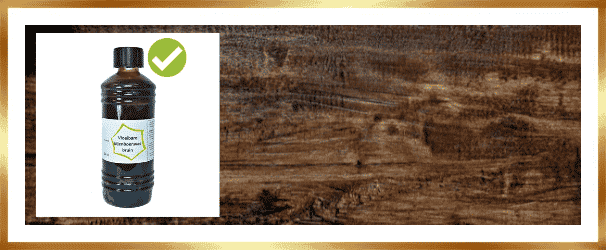 hout donkerder maken bijenwas