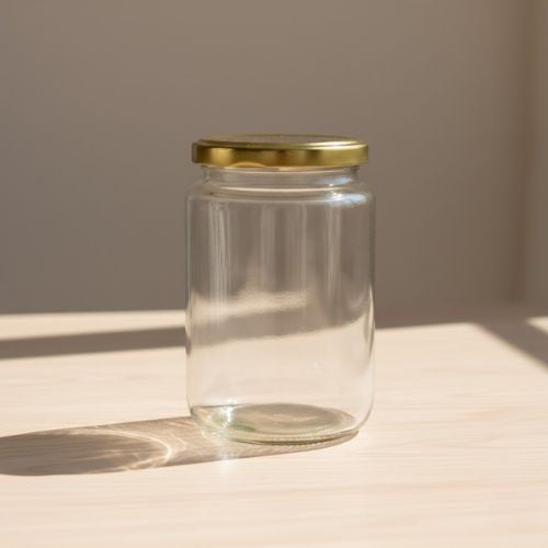 Glazen pot rond 720 ml - per tray van 12 stuks