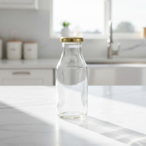 Glazen saus fles 263 ml - per tray van 25 stuks