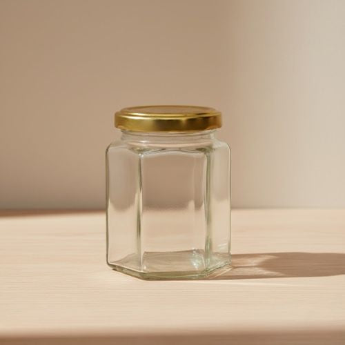 Hexagonale pot 278 ml - per tray van 20 stuks