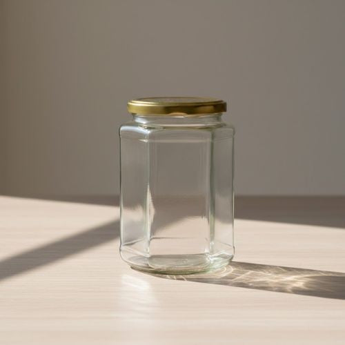 Hexagonale pot 770 ml - per tray van 12 stuks