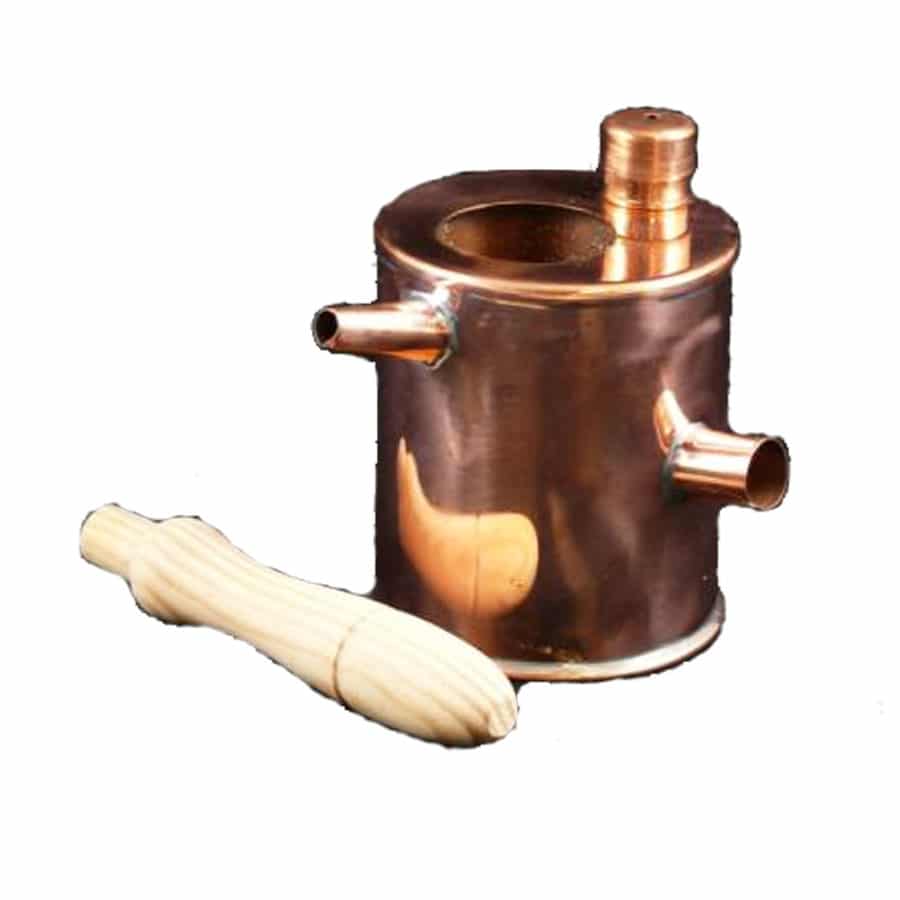 Kupferner doppelwandiger Wachsschmelzkanne/Gießkanne