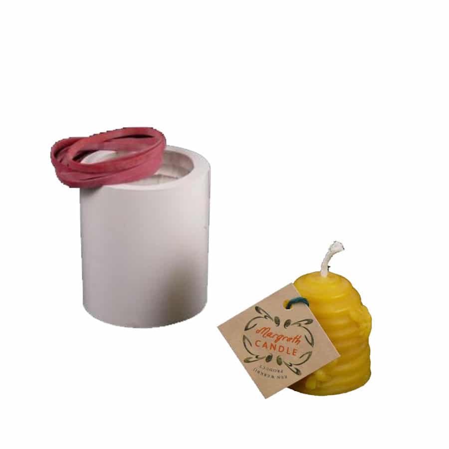 Kerzengießform Korb klein mit Biene