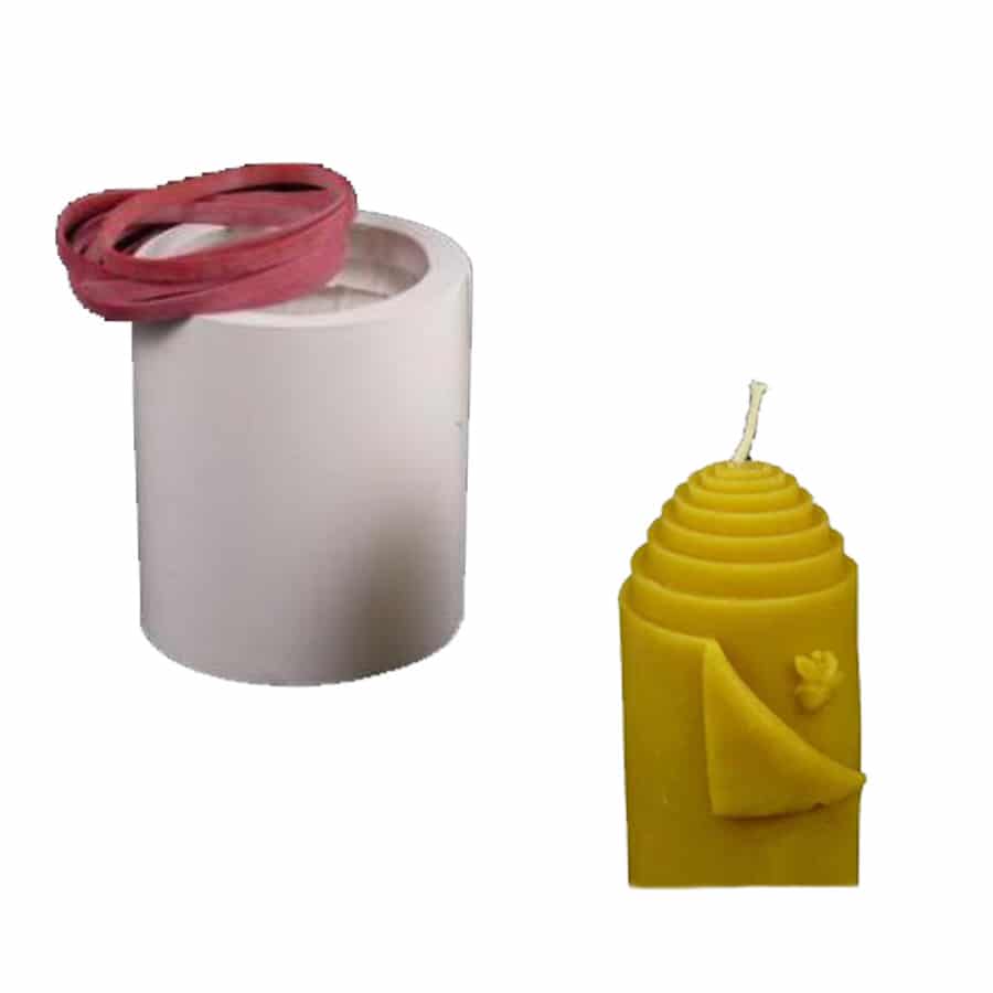 Kerzenform gefaltetes Blatt niedrig