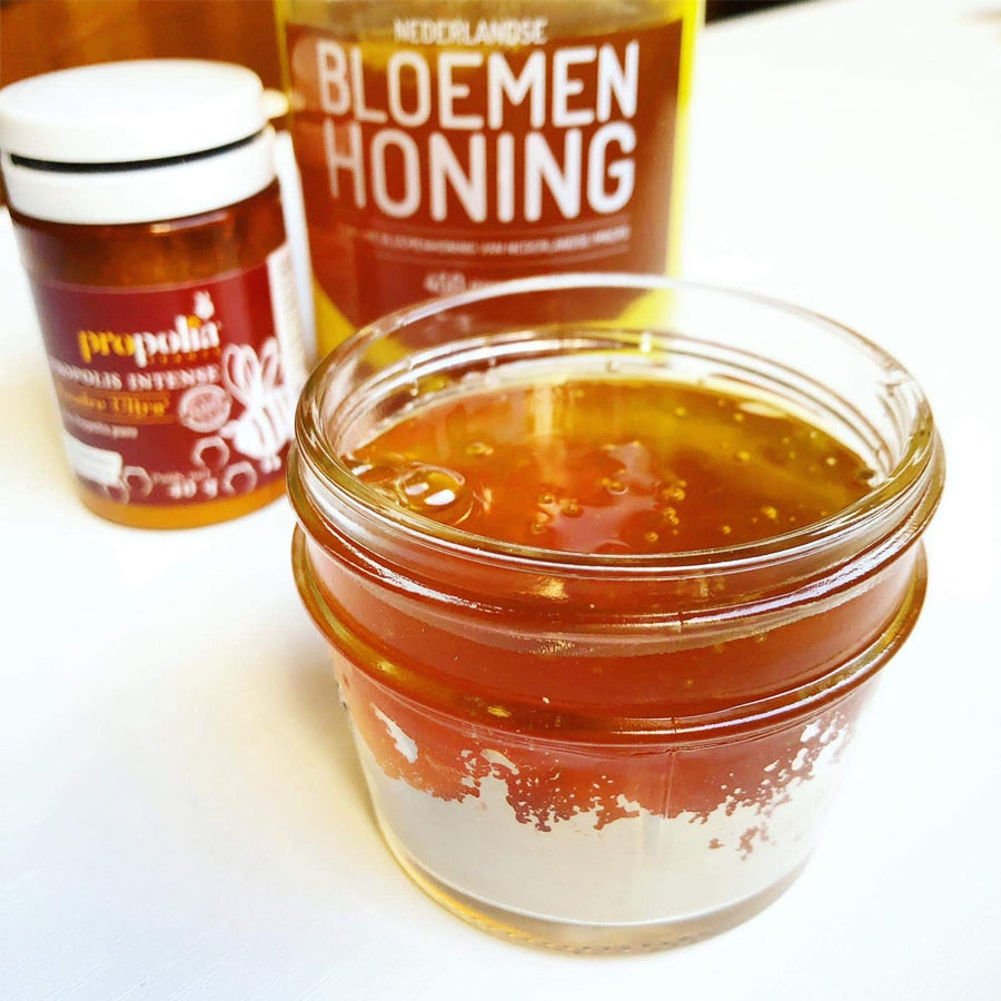 Ultra propolis poeder met honing set- Lekkerhoning.nl