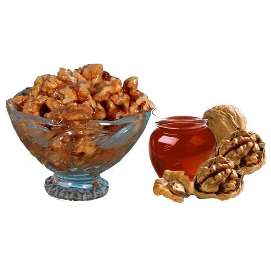 Walnoten in honing- Lekkerhoning.nl