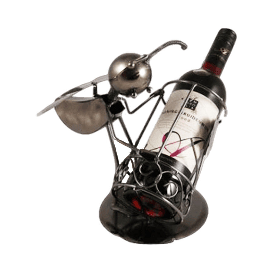 Weinflaschenhalter mit Biene