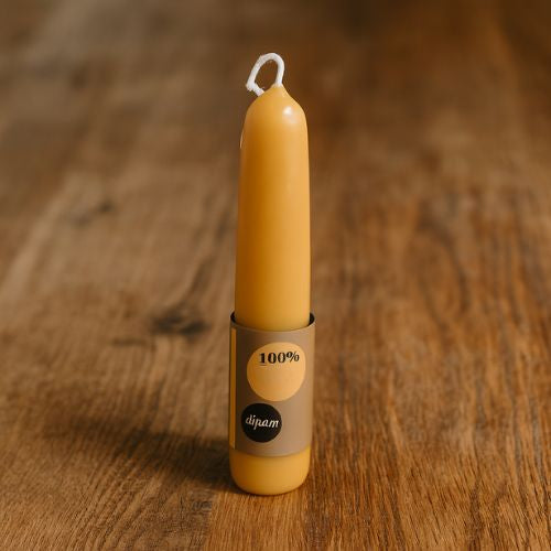 Dompelkaars van 100% natuurzuivere bijenwas kopen? - Lekkerhoning.nl