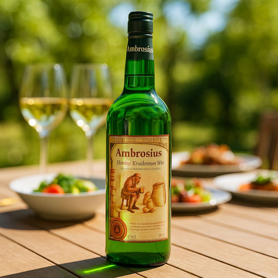 Weißer Honigwein - Ambrosia Honig-Kräuterwein