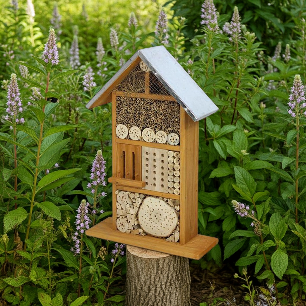 Insektenhaus Groß - Bienenhaus XXL für Wildbienen und Insekten