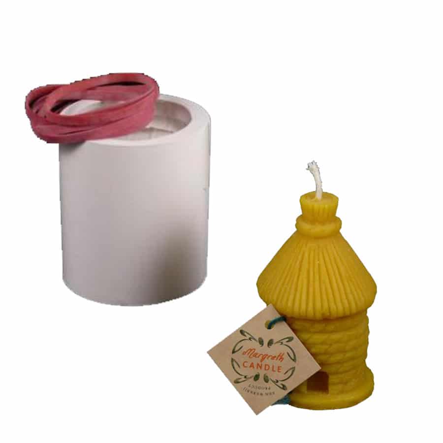 Kerzenform afrikanischer Korb