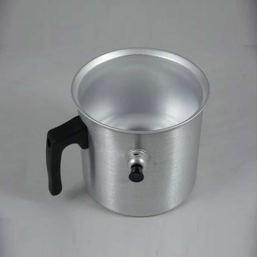 Doppelwandiger Aluminium-Wasserbad-Schmelz- und Gießkessel 2 Liter