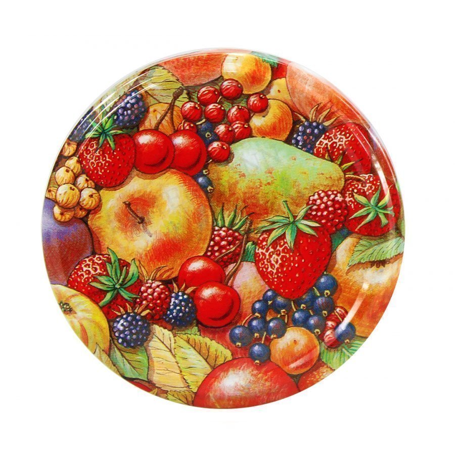 Rundes Glasgefäß 212 ml - 6 Stück mit Deckel