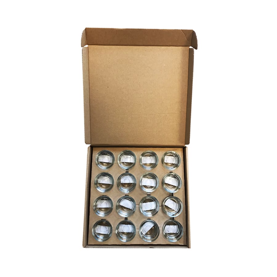 Glas cupjes voor theelichtjes - Lekkerhoning.nl