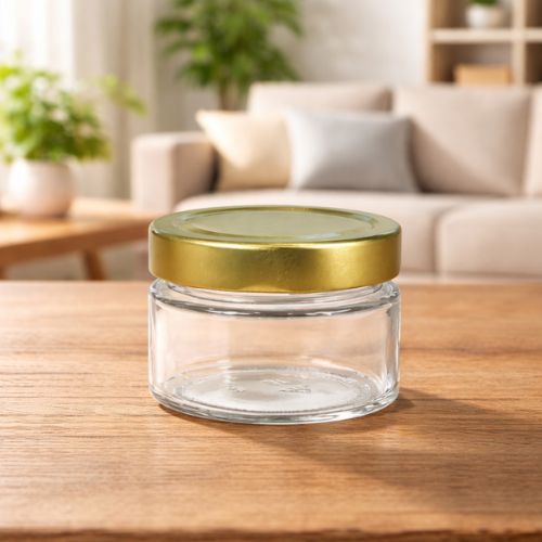 Glazen pot rond 136 ml - per tray van 20 stuks - Premium
