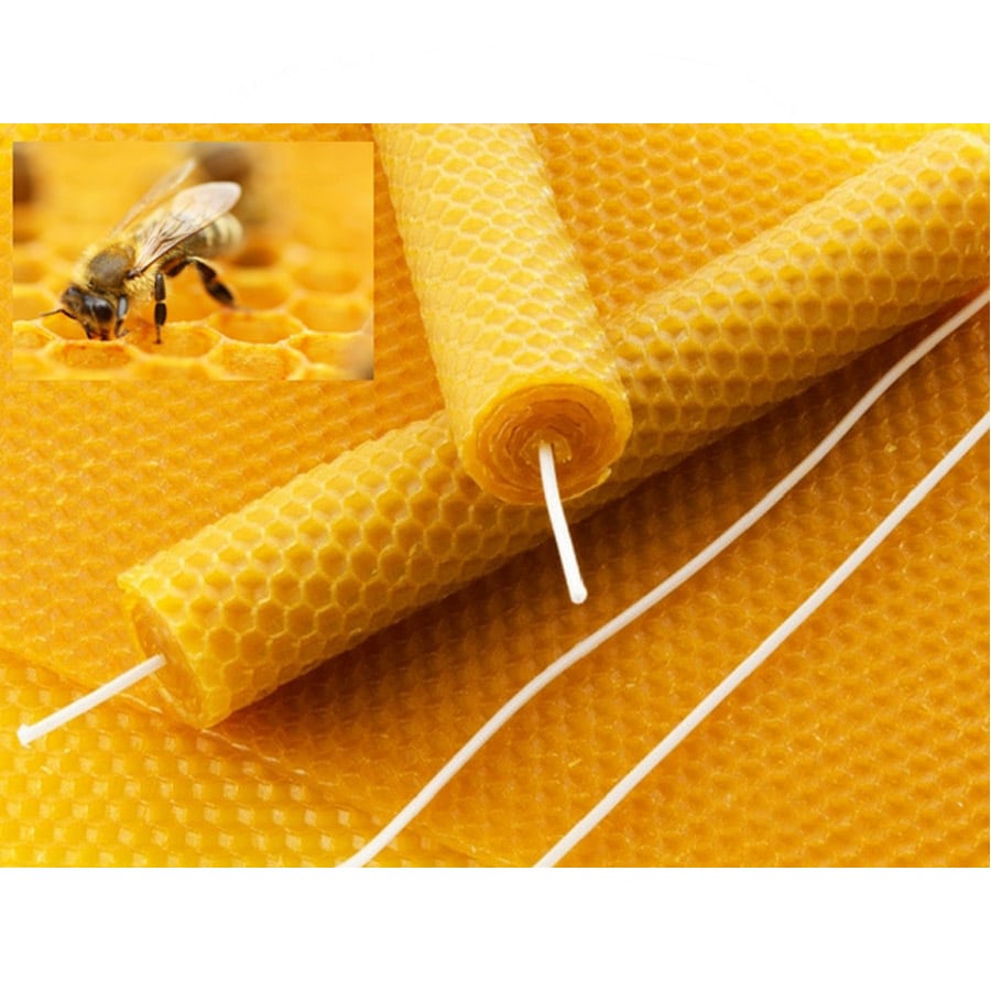 Bijenwas vellen voor kaarsen rollen