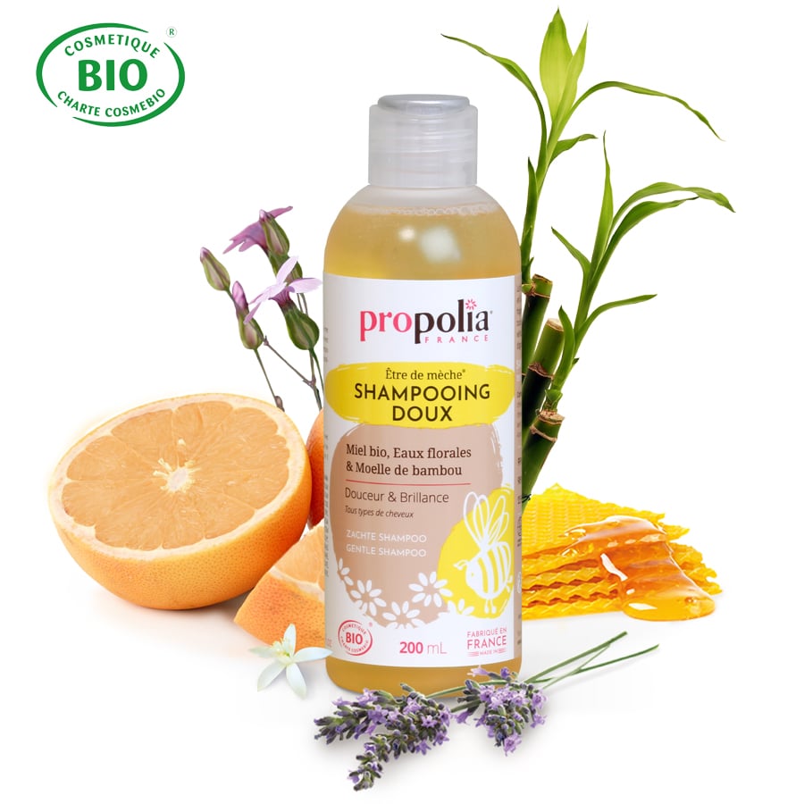 MILDE SHAMPOO MET HONING HAAR DAT STRAALT VAN VITALITEIT