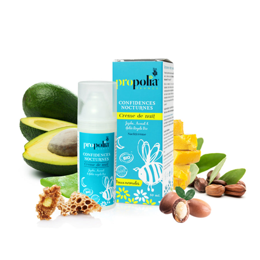 Nachtcreme normale huid Bio - Lekkerhoning.nl