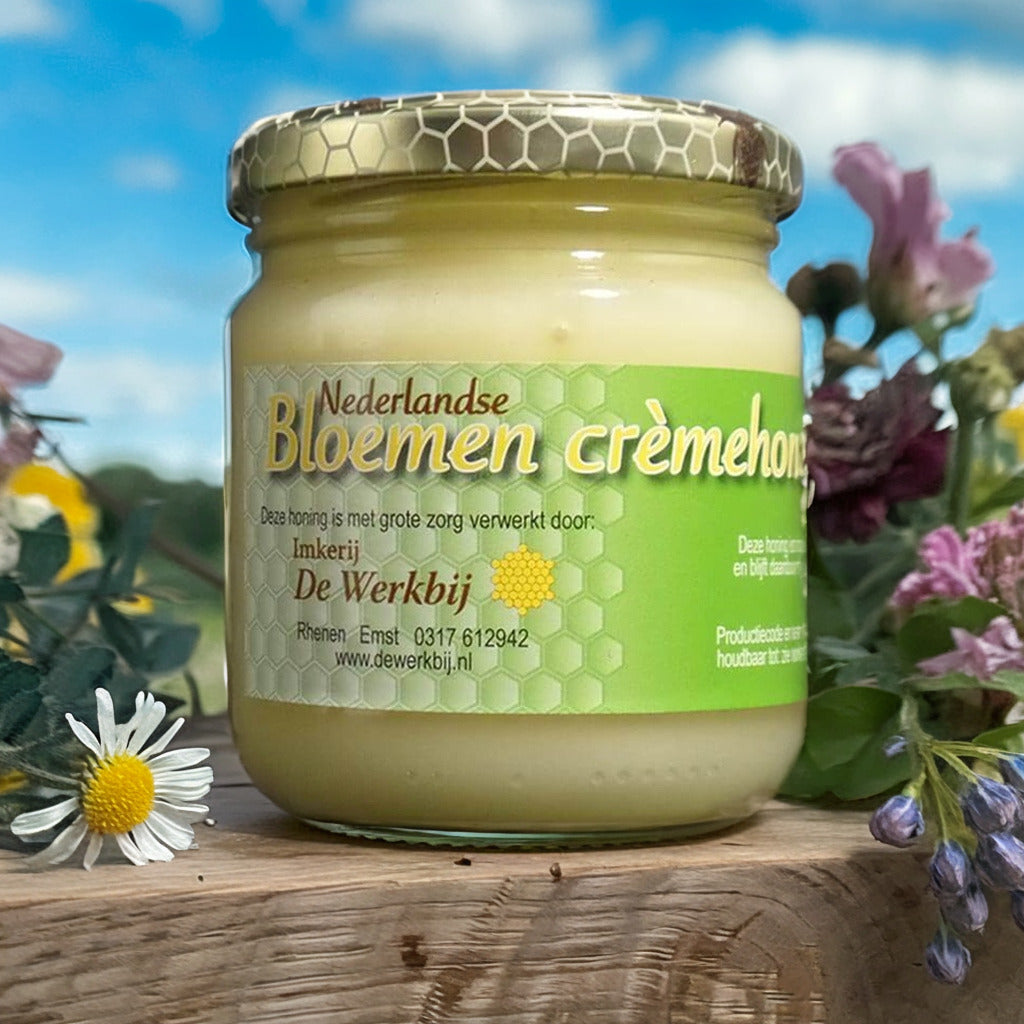 bloemen cremehoning