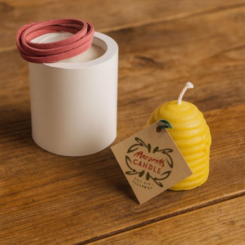 kaarsmal korf klein met bij