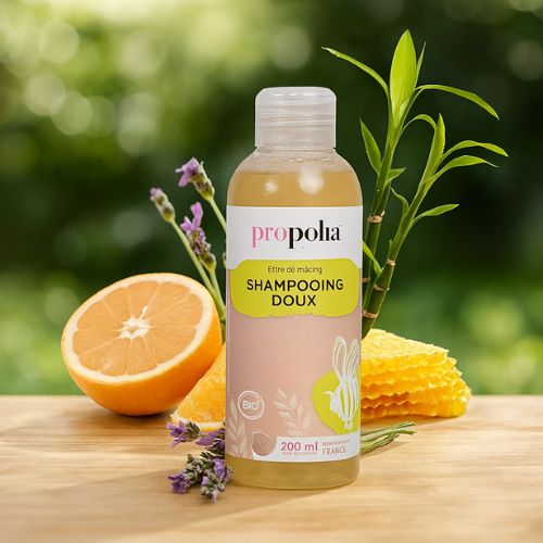 milde shampoo met honing