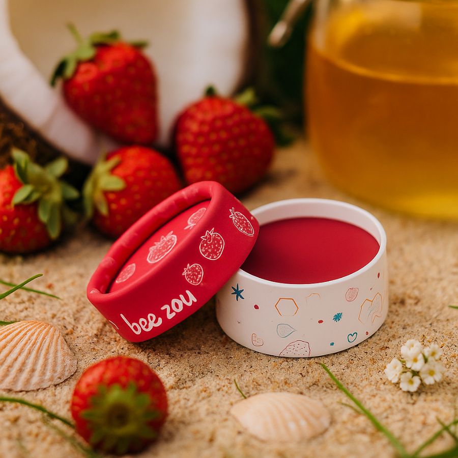 natuurlijk getinte lippenbalsem