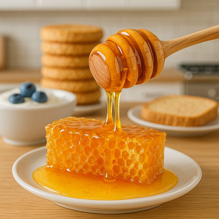 Rohtahnhonig ergänzt mit Honig