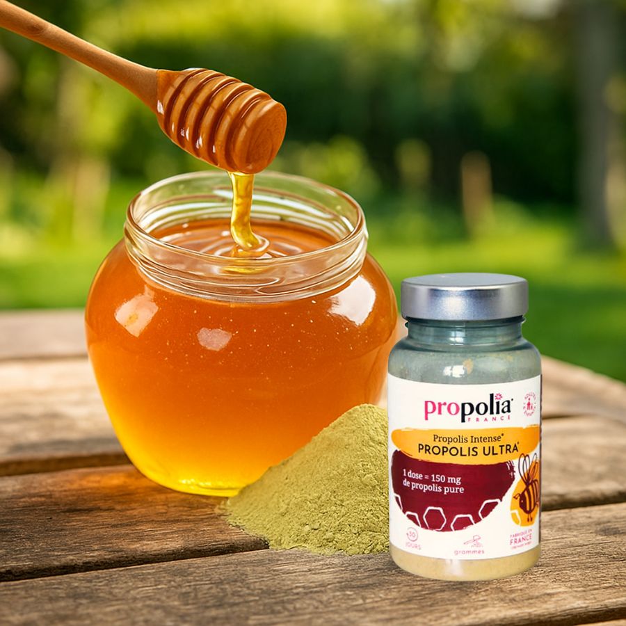 Ultra Propolis Pulver mit Honig Set